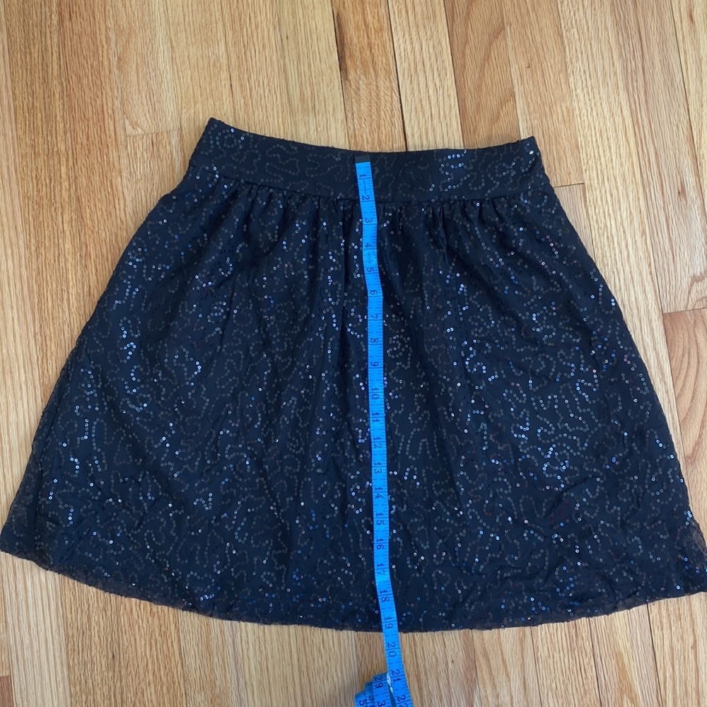 Sequined Skirt 2 black skirt Black Sequins Sparkle Date Night Taylor Swift Eras‎ - Picture 4 of 9